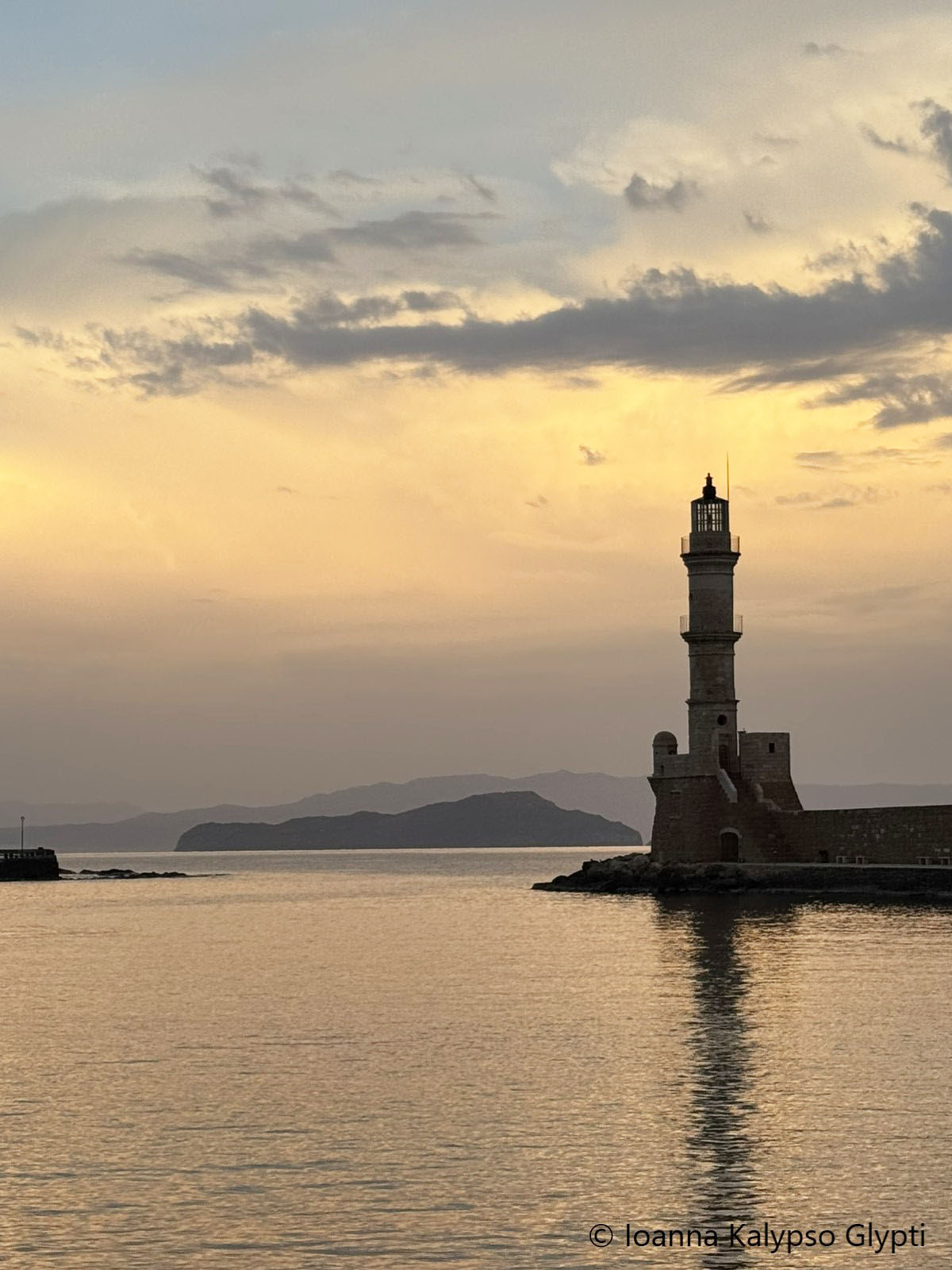 The lighthouse of Chania, Crete, Greece